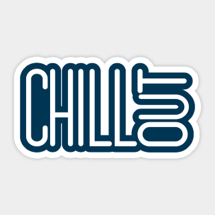 Chillout - time to chill Sticker